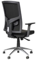 STEMA Otočná stolička KB-8922B/ALU BLACK