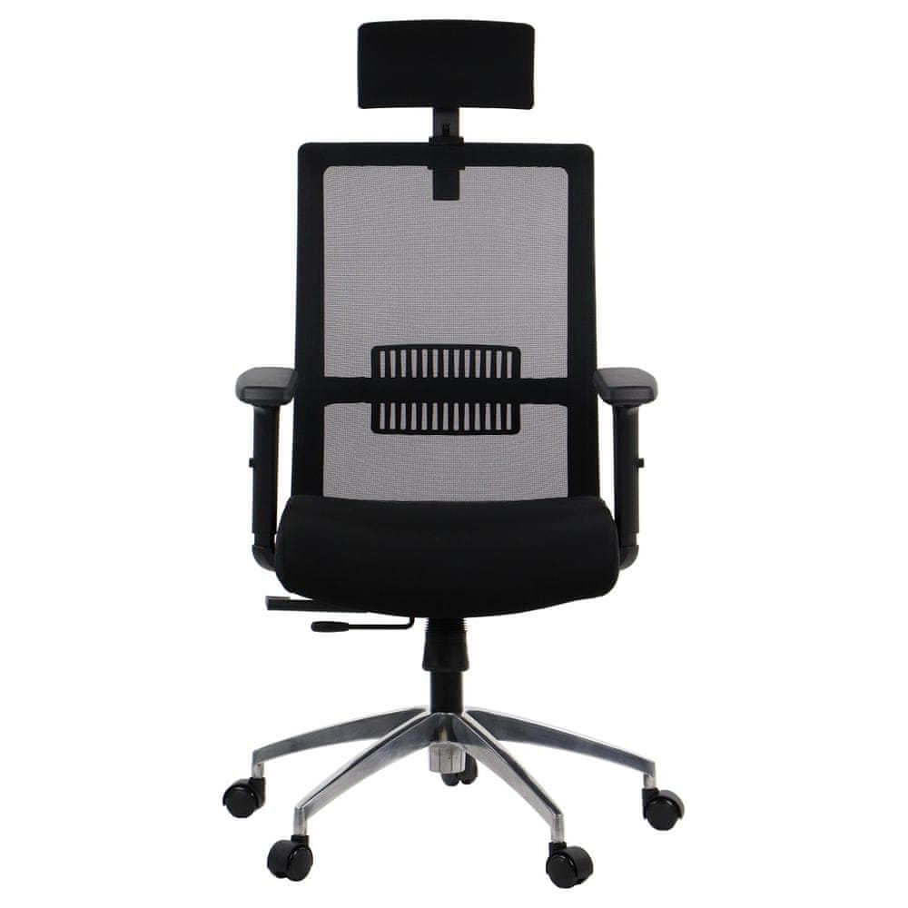 STEMA Otočná stolička s výsuvným sedadlom RIVERTON M/H/AL - rôzne farby - čierna/čierna