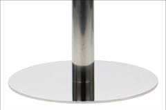 STEMA Kovová podnož stola SH-3001-6/P, leštená nehrdzavejúca oceľ, 49x72,5 cm, vhodné do kancelárie, hotela a reštaurácie