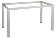 STEMA Kovový rám na stôl alebo písací stôl NY-A057/K, noha 5x5 cm, nastaviteľné plastové nožičky, 66x66x72,5 cm, biela farba
