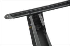 STEMA Kovový rám stola STL, nastaviteľný nosník, 135-175x68x72,5 cm, vhodné do domácnosti aj kancelárie, čierna farba