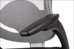 STEMA Sivá otočná stolička KB-8904