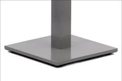 STEMA Kovová stolová podnož do domácnosti, reštaurácie, kancelárie, hotela SH-2011-2/A, 45x45x72 cm, šedá farba
