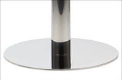STEMA Kovová podnož stola SH-3001-5/P, leštená nehrdzavejúca oceľ, 44,5x72,5 cm, vhodné do kancelárie, hotela a reštaurácie
