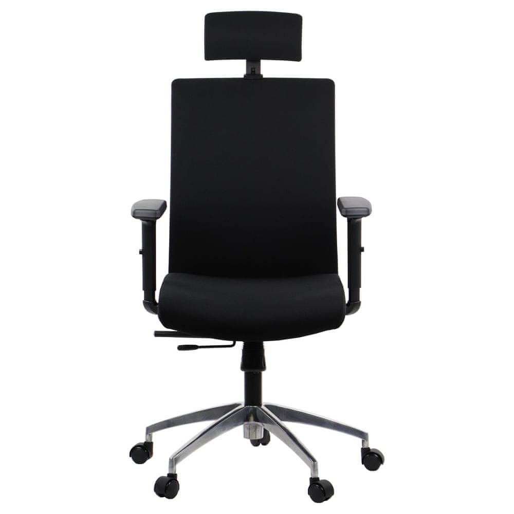 STEMA Otočná stolička s výsuvným sedadlom RIVERTON F/H/AL - rôzne farby - čierna/čierna