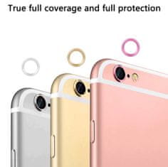 Oem Ochranný krúžok pre kameru iPhone 7 / 8 - zlatý