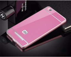 Oem Hliníkový kryt SHINY pre Xiaomi Mi4i / Mi4c - Ružový