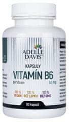 Adelle Davis Vitamín B6 50 mg, 60 kapsúl