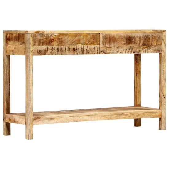 Vidaxl Príručný stolík 120x35x75 cm masívne mangovníkové drevo