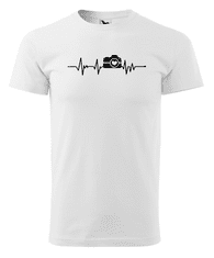 Fenomeno Pánske tričko Tep(fotograf) - Biele Veľkosť: XL
