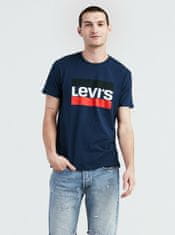 Levis Tmavomodré pánske tričko s potlačou Levi's S