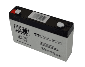 MW Power Batéria olovená 6V/7,2Ah MWS 7.2-6 AGM gélový akumulátor