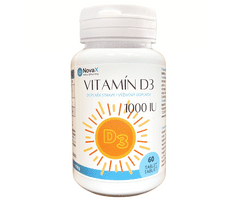 Novax Vitamín D3 1000 IU (60 tabliet)