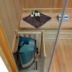 Finska sauna Skyline L s fínskou pecou značky Harvia