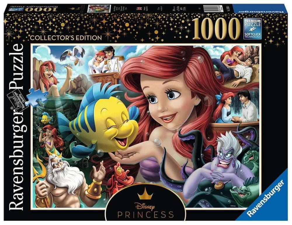 Ravensburger Puzzle Disney hrdinky č.3: Malá morská víla 1000 dielikov