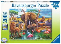 Ravensburger Puzzle Zvieratá pri napájadle XXL 200 dielikov