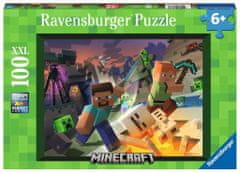 Ravensburger Puzzle Minecraft: Monštrá z Minecraftu XXL 100 dielikov