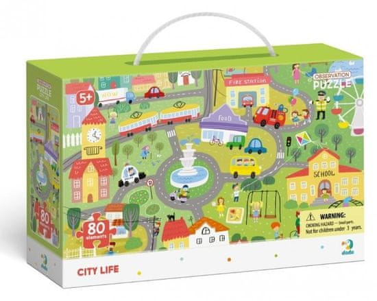 Dodo Toys Puzzle s hľadaním obrázkov Mestský život 80 dielikov
