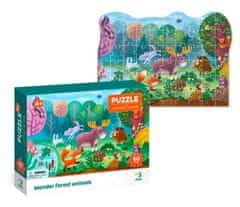 Dodo Toys Puzzle Zvieratá: Podivuhodné lesné zvieratá 60 dielikov