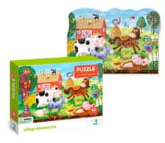 Dodo Toys Puzzle Zvieratá: Vidiecke dobrodružstvá 60 dielikov