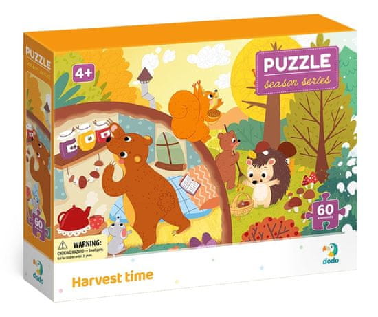 Dodo Toys Puzzle Ročné obdobie: Čas zberu 60 dielikov