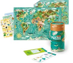 Dodo Toys Sada puzzle, hier a doplnkov Svetové zvieratá