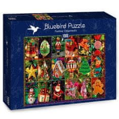 Blue Bird Puzzle Vianočné ozdoby 1000 dielikov
