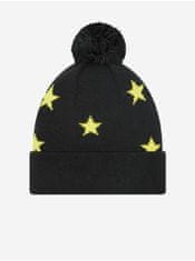 New Era Žlto-čierna chlapčenská vzorovaná čiapka New Era Star Bobble UNI