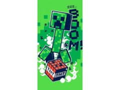 Jerry Fabrics Osuška Minecraft Boom Bavlna - Froté, 70x140 cm