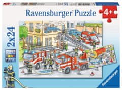 Ravensburger Puzzle Hrdinovia v akcii 2x24 dielikov