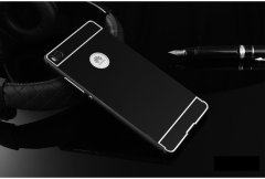 Oem Hliníkový kryt SHINY pre Huawei P8 Lite - Čierny