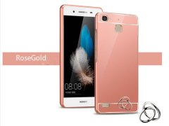 Oem Hliníkový kryt SHINY pre Huawei Ascend P7 - Ružový