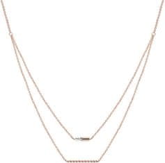 Esprit Vrstvený bronzový náhrdelník ESPRIT-JW52913 ROSE