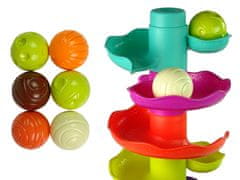Lean-toys Vzdelávací triedič loptičiek 10 úrovní pre najmenšie deti