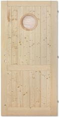 Palubkové dvere Nautilus s priečkou, ľavá, 70 cm