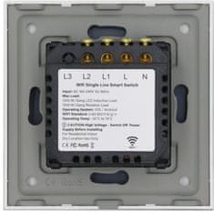 SmartLife chytrý vypínač 2x NoN, WiFI (IQTJ023), biela