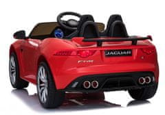 Lean-toys Jaguar F-Type Červené auto na batérie