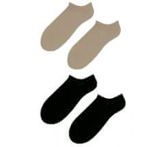STEVEN Členkové ponožky Invisible s bavlnou EU 35-37 BÉŽOVÁ