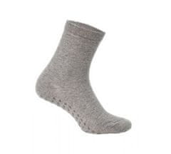 Wola Detské ponožky s protišmykovou šľapou ABS SIVÁ EU 18-20