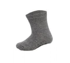 Wola Detské ponožky s protišmykovou šľapou ABS SIVÁ EU 24-26