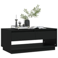 Petromila vidaXL Konferenčný stolík čierny 102,5x55x44 cm drevotrieska