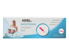 Adiel ADIEL Midstream ovulačný test, 3 ks