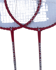 Unison Badminton súprava De Luxe s puzdrom červená