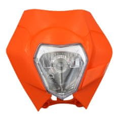 SEFIS Universalné predné svetlo pre motorku style KTM oranžová