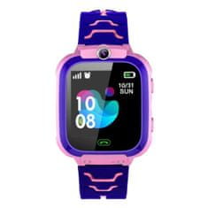 commshop Detské chytré hodinky s GPS lokátorom - modré