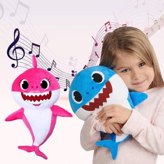 commshop Interaktívna hračka pre deti SHARK Farba: Ružová