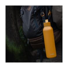QUOKKA Quokka Solid, Nerezová fľaša / termoska s pútkom Mustard, 630ml, 40173