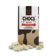Natu Chocs Kešu v 33% bielej čokoláde 190 g