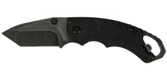 Kershaw 8750TBLKBW SHUFFLE II vreckový nôž 6,6 cm, Blackwash, čierna, GFN, skrutkovač/otvárač 