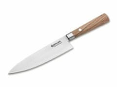 Böker Manufaktur 130439DAM damaškový kuchársky nôž 15,7 cm hnedá
